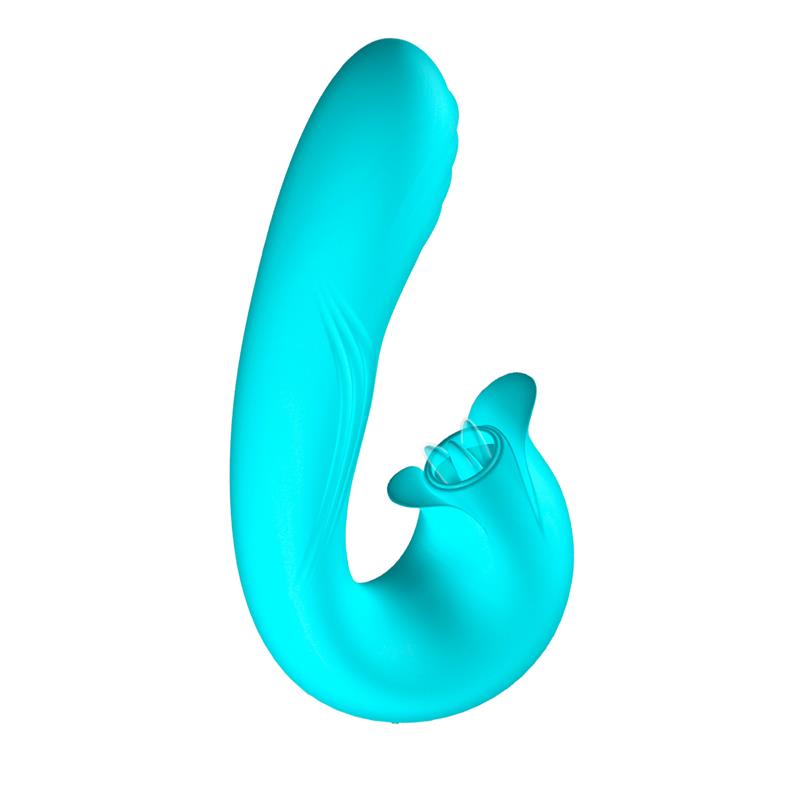 INTOYOU Hydra Vibrador con Pulsación y Lengua Estimuladora de Clítoris 3 Motores USB