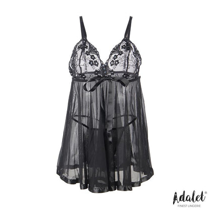 ADALET LINGERIE Numa Babydoll y Tanga Talla 44-46