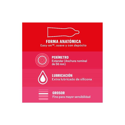 DUREX Preservativos Sensitivo Suave 3ud