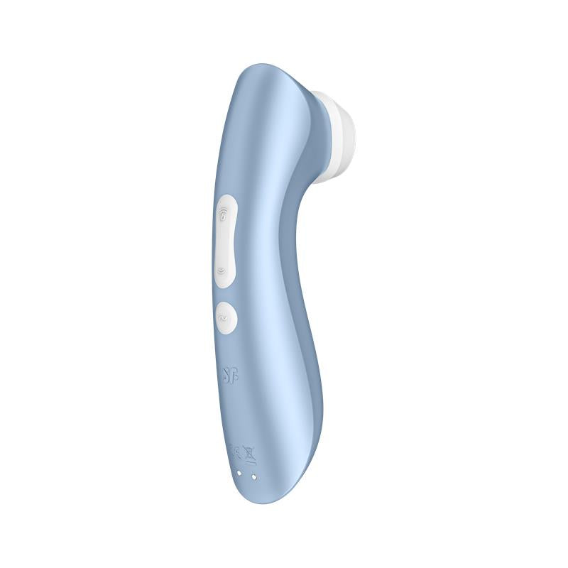 SATISFYER Pro 2+ Succionador con Vibración Azul