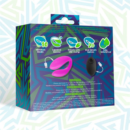 INTOYOU Roomie Vibrador para Parejas Silicona Líquida Unibody Control SBRemoto USB