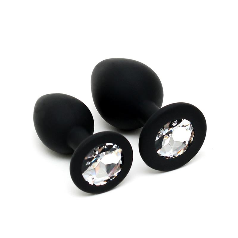 LATEX PLAY Set de Dos Plugs Anales Silicona