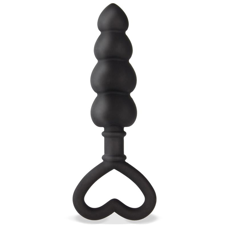 TARDENOCHE Cuore Plug Anal Silicona Negro