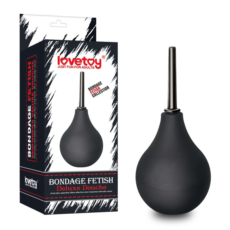 LOVETOY Ducha Anal Deluxe Douche Negro
