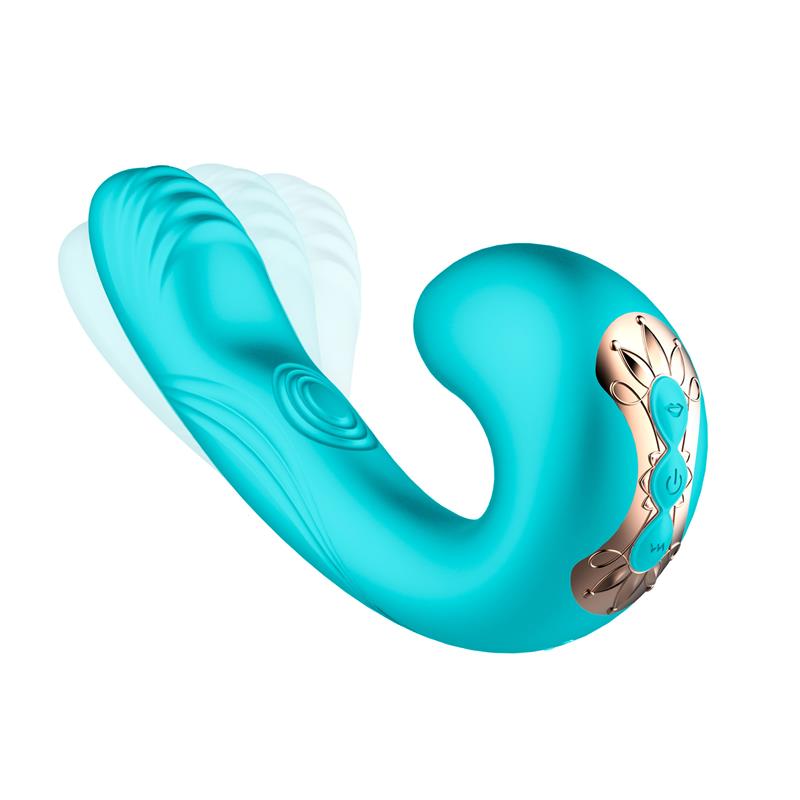 INTOYOU Hydra Vibrador con Pulsación y Lengua Estimuladora de Clítoris 3 Motores USB