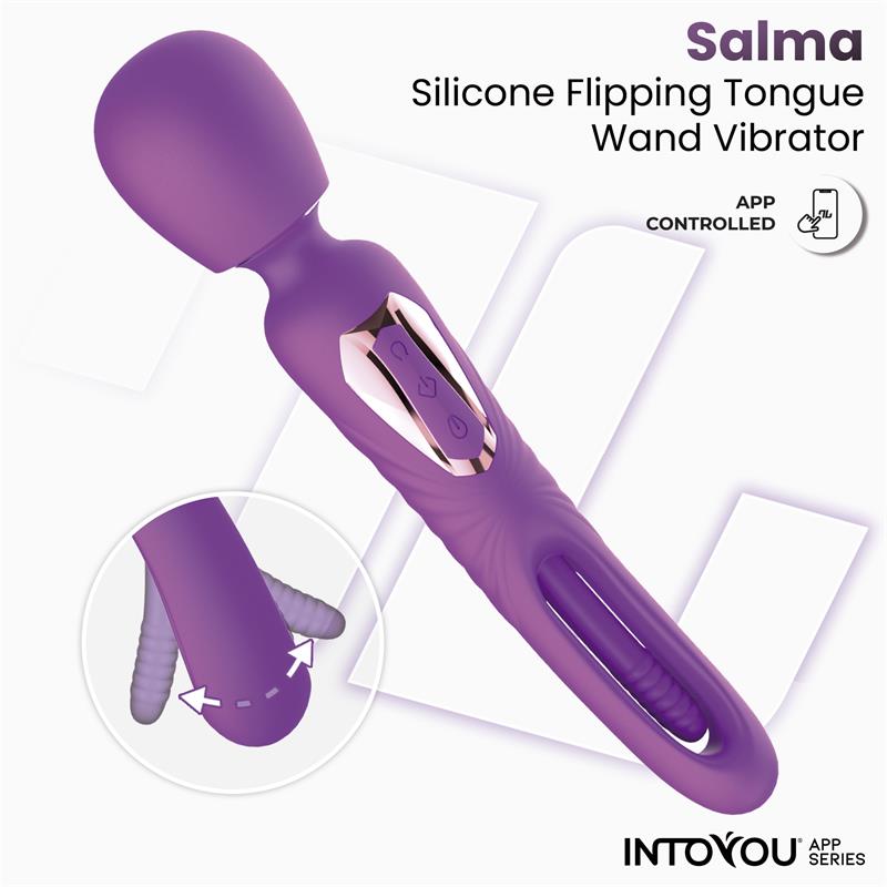 INTOYOU APP SERIES Salma Masajeador con Flipping Tongue y Vibración con App