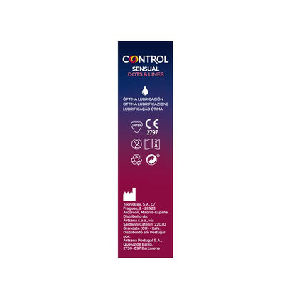 CONTROL Sensual Dots & Lines - Punteados 12 uds