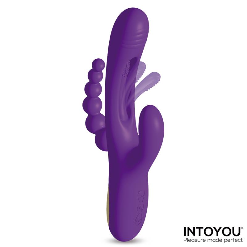 INTOYOU Triya Vibrador con Lengua Flipping y Cadena Anal