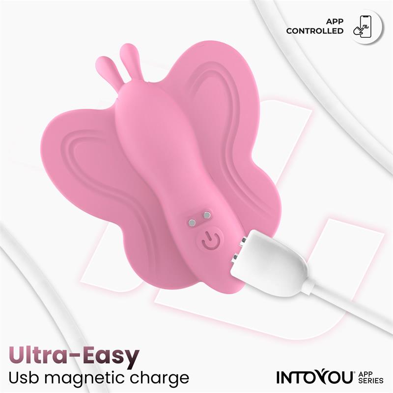 INTOYOU APP SERIES Wingy Estimulador Mariposa con APP Rosa