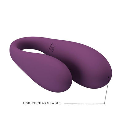 PRETTYLOVE August Vibrador de Parejas con App Lila