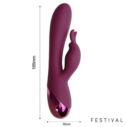 FESTIVAL Brole Vibrador USB Rojo