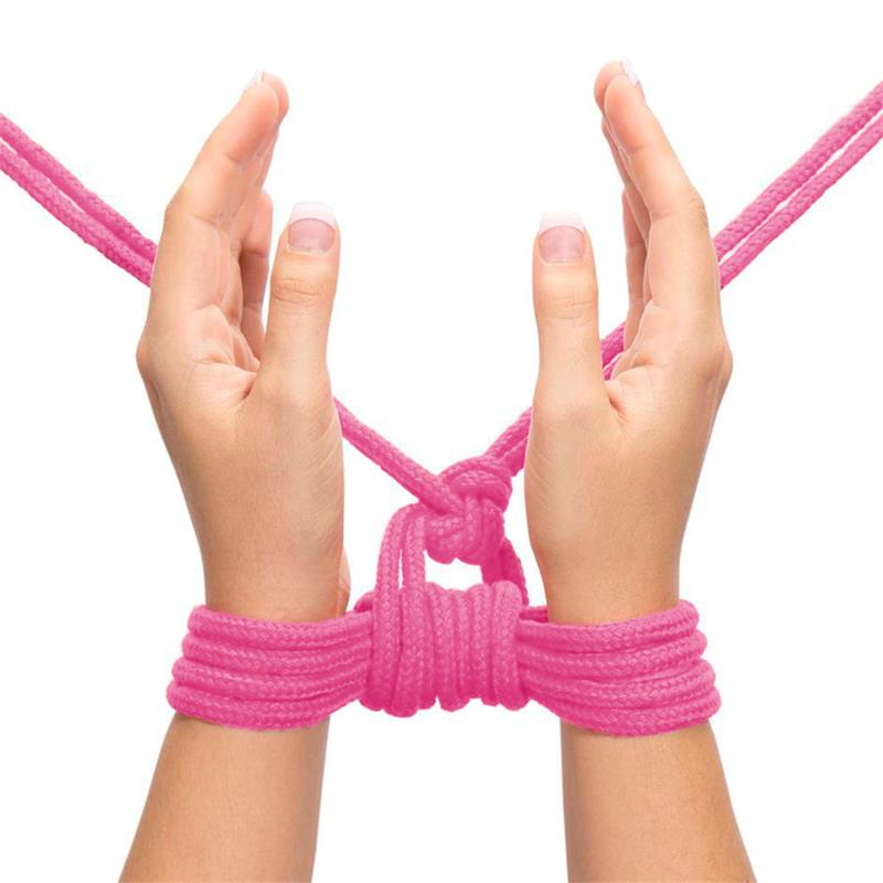 LOVETOY Cuerda Bondage Suave Rosa