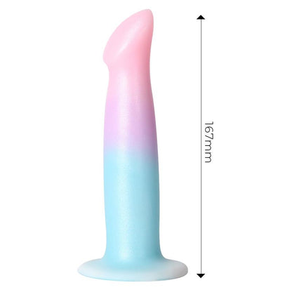 DILDOX BY ENGILY ROSS Dildo con Vibración y Ventosa Color Degradado 17 cm