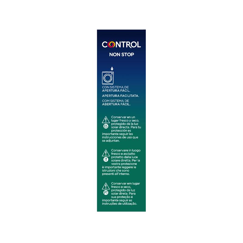CONTROL Non Stop Dots & Lines - Retardante Punteado 12 uds