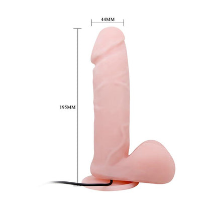 BAILE Oliver Dildo Realista con Vibración y Rotación Control Remoto