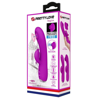 PRETTYLOVE Regina Vibrador con Succión y Tapping