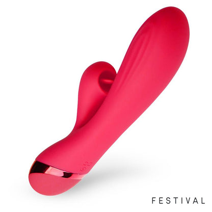 FESTIVAL Turna Vibrador USB Rojo