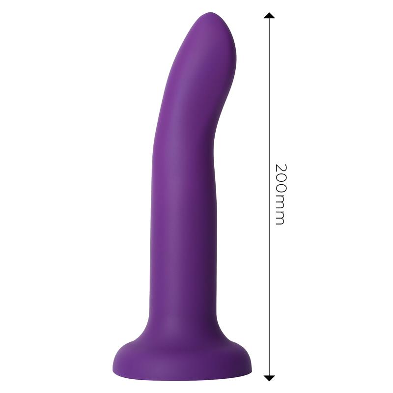 DILDOX BY ENGILY ROSS Dildo que Cambia de Color Púpura a Rosa Talla L 21 cm