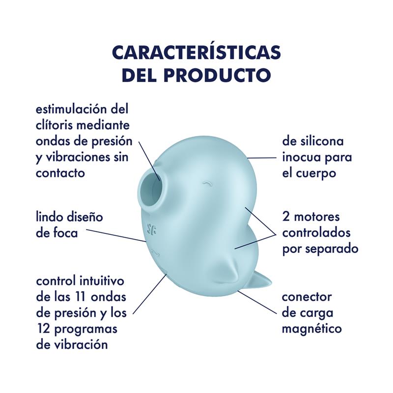 SATISFYER Sassy Seal Succionador de Clítoris con Vibración