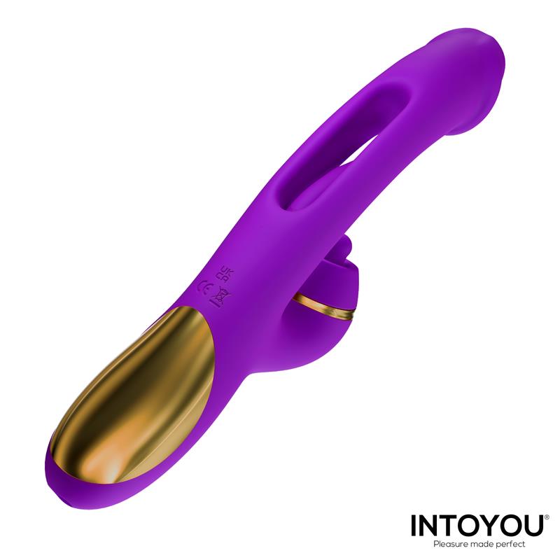 NTOYOU Siter 2.0 Vibrador con Lengua Flapping, Golpeteo y Cabezales Intercambiables
