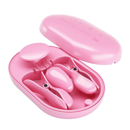 PRETTYLOVE Pinzas para Pezones y Huevo Vibrador con Electro shock