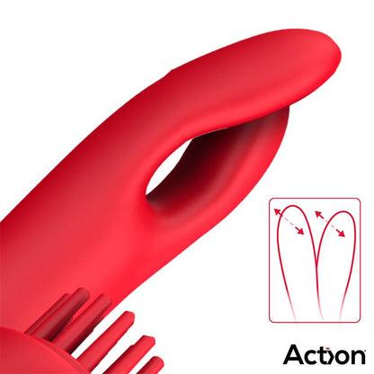 ACTION Bilma Vibrador con Movimientos Alternantes y Brushing 4 Motores