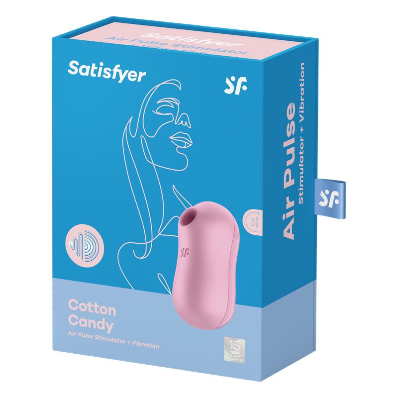SATISFYER Cotton Candy Succionador de Clítoris y Vibrador Lila