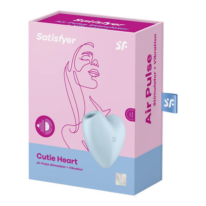 SATISFYER Cutie Heart Succionador de Clítoris y Vibración Azul