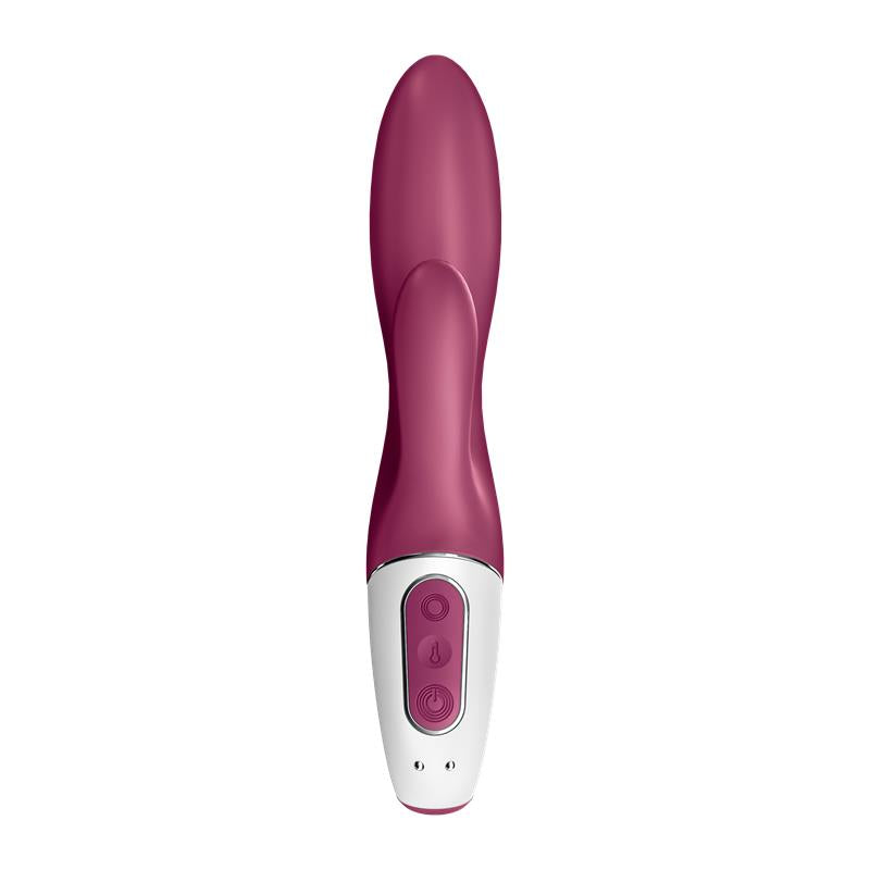 SATISFYER Heated Affair Vibrador con Función de Calor Punto G USB Silicona