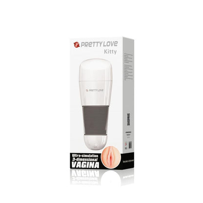 PRETTYLOVE Masturbador Kitty Blanco Vagina