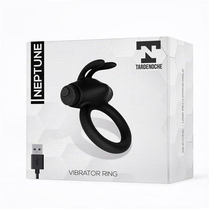 TARDENOCHE Neptune Anillo Vibrador Silicona Recargable USB