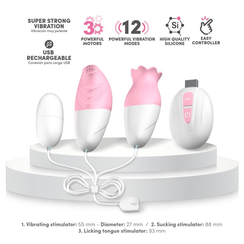 LATETOBED Orchest Estimulador 3 in 1 con Control Remoto