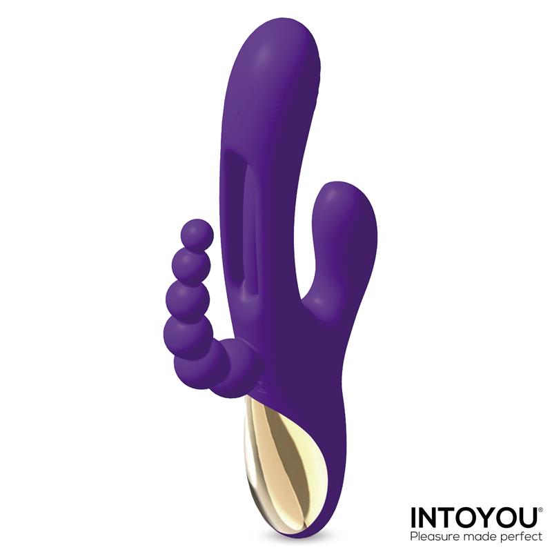 INTOYOU Triya Vibrador con Lengua Flipping y Cadena Anal