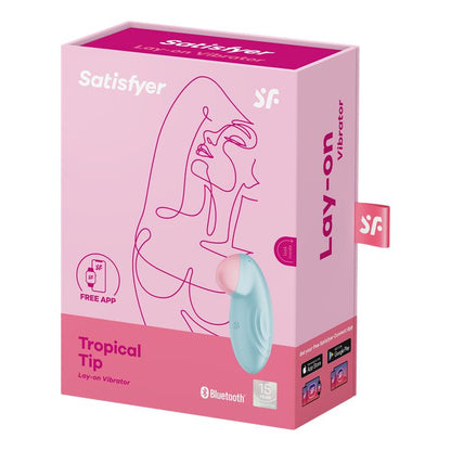 SATISFYER Tropical Tip con APP Satisfyer Connect Light Blue