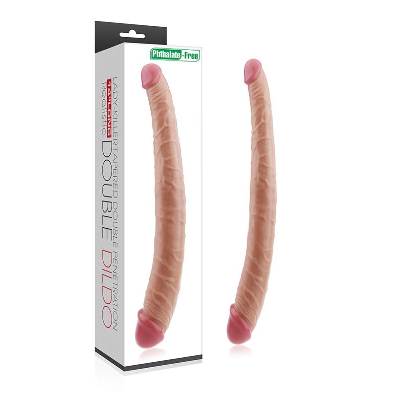 LOVETOY Dildo Doble Ladykiller 14" Natural
