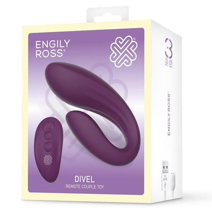 ENGILY ROSS Divel Juguete para Parejas con Control Remoto