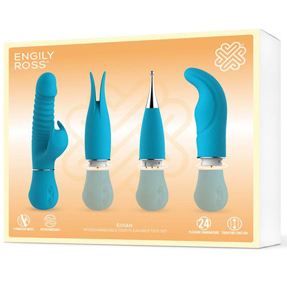 ENGILY ROSS Eivian Set 4 Piezas Intercambiables Vibración y Thrusting