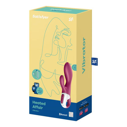 SATISFYER Heated Affair Vibrador con Función de Calor Punto G USB Silicona