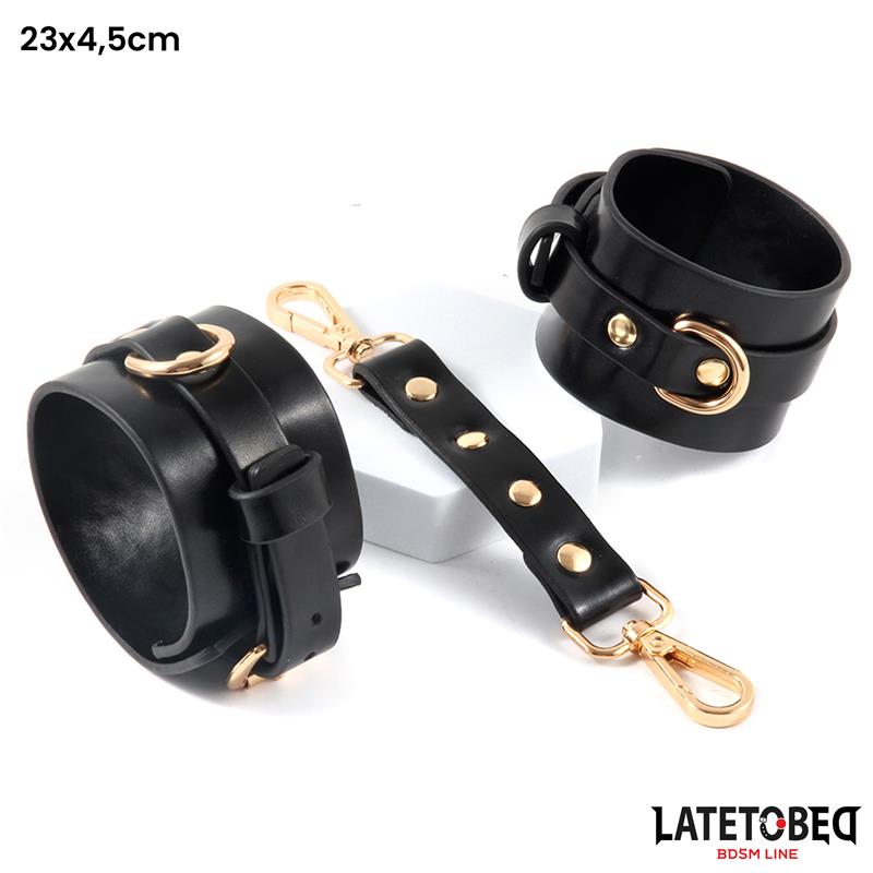 LATETOBED BDSM LINE Kit de Bondage 8 Pz con Bolsa de Almacenaje