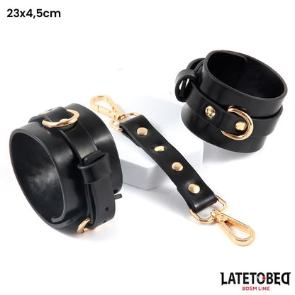 LATETOBED BDSM LINE Kit de Bondage 8 Pz con Bolsa de Almacenaje