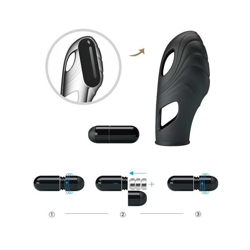 PRETTYLOVE Lich Vibrador para el Dedo