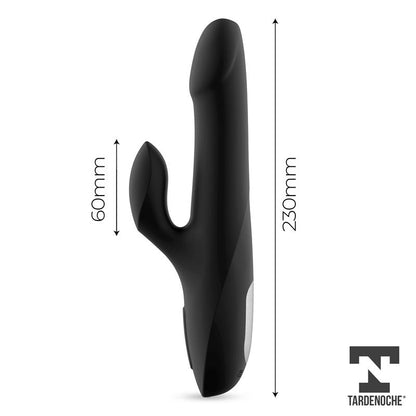 TARDENOCHE Squidy Vibrador Función de Movimiento Up and Down y Bolas Rotadoras USB Silicona