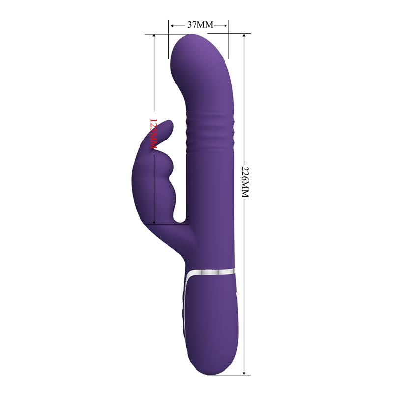 PRETTYLOVE Coale Vibrador con Thursting y Bolas Rotatorias