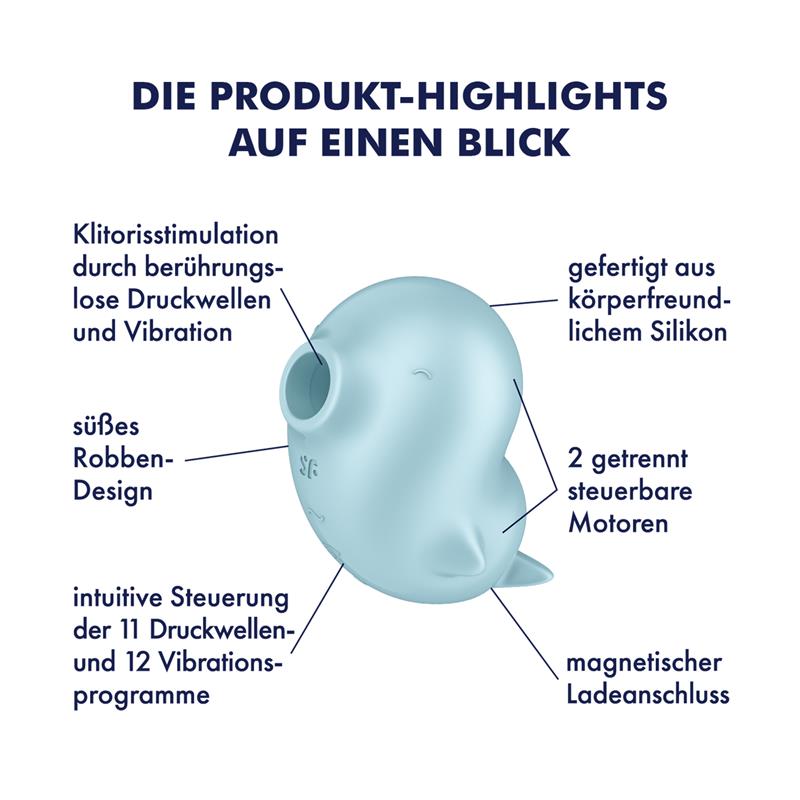 SATISFYER Sassy Seal Succionador de Clítoris con Vibración